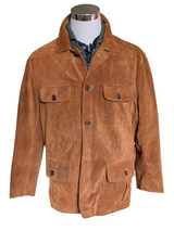 Vintage Ami London Suede Jacket M/L Golden Brown