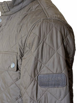 Barbour Jacket L Khaki Green Ariel Padded Quilt Polyester