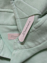 Doriani Milano Polo Shirt XXL Mint Green Cotton Pique