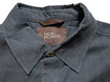 Oscar Jacobson Maverick Overshirt/Jacket L Navy Blue Linen