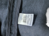 Oscar Jacobson Maverick Overshirt/Jacket L Navy Blue Linen