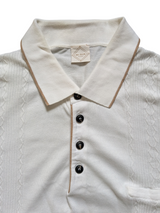 Pal Zileri Knit Polo XL/54 White Cotton