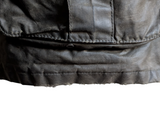 Barbour Motorcycle Jacket M Olive Green Duke Waxed Cotton