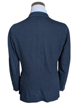 Colombo Unconstructed Sport Coat 38R Soft Naby 2-button Cotton