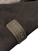 Barbour Hybrid Quilted Sweater/Jacket S Blue-Grey/Black Cotton