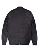 Barbour Hybrid Quilted Sweater/Jacket S Blue-Grey/Black Cotton