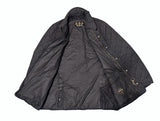 Barbour Jacket S/M Soft Charcoal Grey Millton Quilted Polyester Gore-Tex