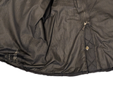 Barbour Jacket S/M Soft Charcoal Grey Millton Quilted Polyester Gore-Tex