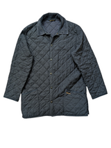 Barbour Jacket M/L Soft Midnight Blue Eksdale Padded Quilt Polyester
