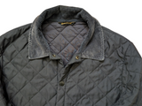 Barbour Jacket M/L Soft Midnight Blue Eksdale Padded Quilt Polyester