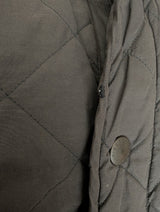 Barbour Jacket S/M Soft Charcoal Grey Millton Quilted Polyester Gore-Tex