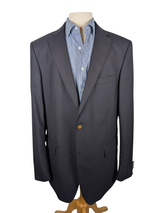 Jaguar British Blazer 45/46L Navy Blue Wool