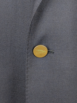 Jaguar British Blazer 45/46L Navy Blue Wool