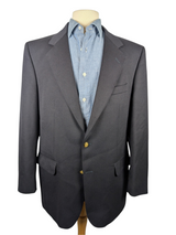 Vintage Marks & Spencer St Michael Blazer 44R Navy 2-button Wool