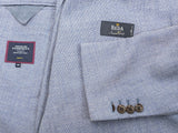 Charles Tyrwhitt Reda Sport Coat 46R Slim Light Blue Wool Hopsack