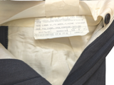 Luigi Bianchi Lubiam Trousers 40 Grey Pleated Full Fit Wool