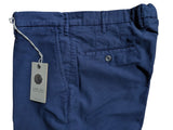 LBM 1911 Trousers 35/36 Blue Twill Flat front Straight Leg Cotton