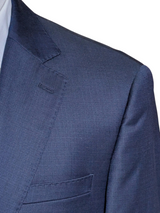 TM Lewin REDA Suit 42L Bright Navy Blue 2xTrousers Pure Wool