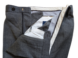 TM Lewin REDA Soft Suit 38R Charcoal Micro Check 2-Button Pure Wool