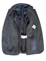 Pal Zileri Soft Knit Sport Coat 41/42R Charcoal Grey Wool/Cotton/Silk/Cashmere