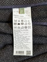 Pal Zileri Soft Knit Sport Coat 41/42R Charcoal Grey Wool/Cotton/Silk/Cashmere