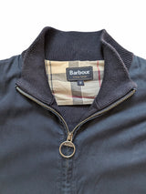 Barbour Hybrid Sweater/Jacket M Slim Navy Blue Cotton