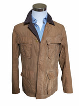 Barbour Coat S/M Tan Livingstone Waxed Cotton