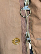 Barbour Coat S/M Tan Livingstone Waxed Cotton
