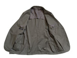 Hugo Boss Suit 40R Olive Green Cotton
