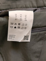 Hugo Boss Suit 40R Olive Green Cotton
