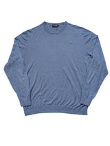 Hackett Sweater XL Blue Cotton/Cashmere