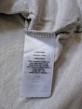 Ralph Lauren Long Sleeve Polo Shirt M Light Grey Cotton