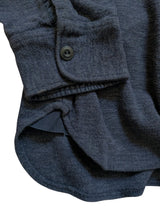 Ralph Lauren Heavy Popover Shirt L Heather Blue Cotton