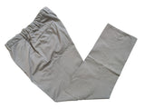 Incotex Trousers 34 Platinum Grey Flat Front Cotton/Elastan