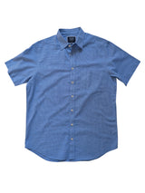 Charles Tyrwhitt Shirt M/L French Blue Cotton/Linen