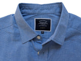 Charles Tyrwhitt Shirt M/L French Blue Cotton/Linen