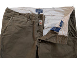 Ralph Lauren Trousers 35x34 Washed Olive Green Cotton
