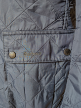 Barbour Jacket S Gunmetal Blue Ariel Polarquilt Polyamide