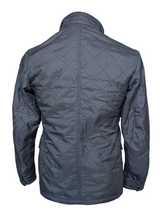 Barbour Jacket S Gunmetal Blue Ariel Polarquilt Polyamide