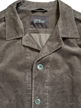 Oscar Jacobson Hampus Overshirt/Jacket M Taupe Cotton Corduroy