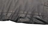 Barbour Jacket M Charcoal Brown Sapper Waxed Cotton