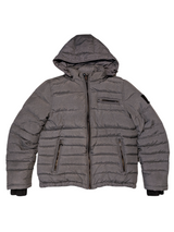 Pal Zileri Lab Hooded Down Jacket L/52 Slim Grey Nylon