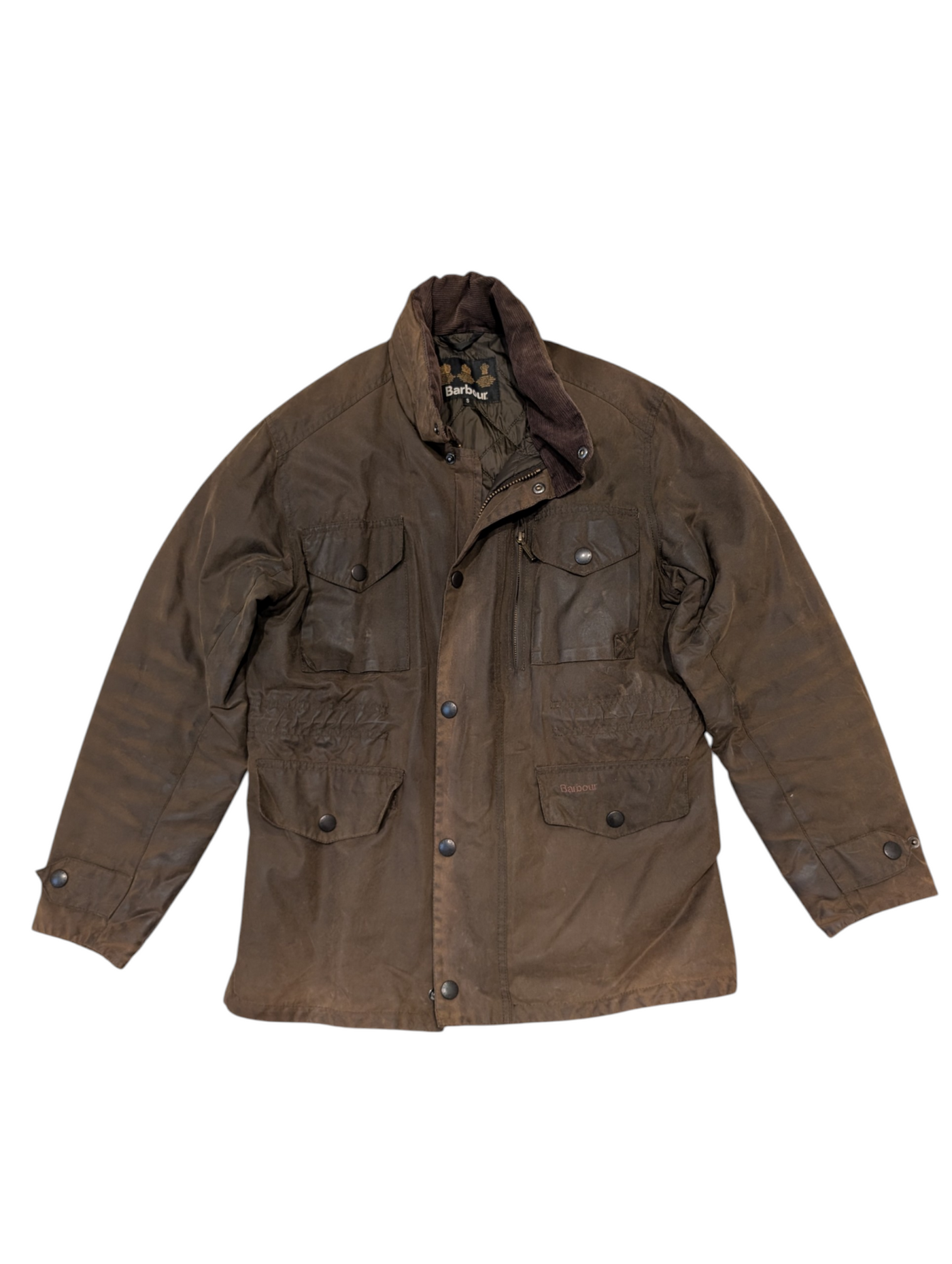 Barbour Jacket S Brown Sapper Waxed Cotton – eHABERDASHER