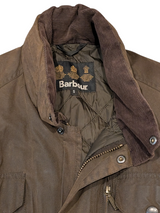 Barbour Jacket S Brown Sapper Waxed Cotton