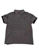 Zegna Polo Shirt L/XL Grey Mercerized Cotton