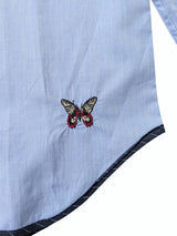 Christian Lacroix Rare Sample Shirt 16 Light Blue Cotton