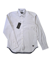 Christian Lacroix Rare Sample Shirt 16 White Textured Cotton