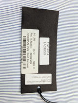 Christian Lacroix Rare Sample Shirt 16 Blue Striped Cotton