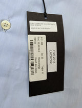 Christian Lacroix Rare Sample Shirt 16 Pale Blue Cotton