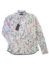 Christian Lacroix Rare Sample Shirt 16 Paint Splattered Cotton